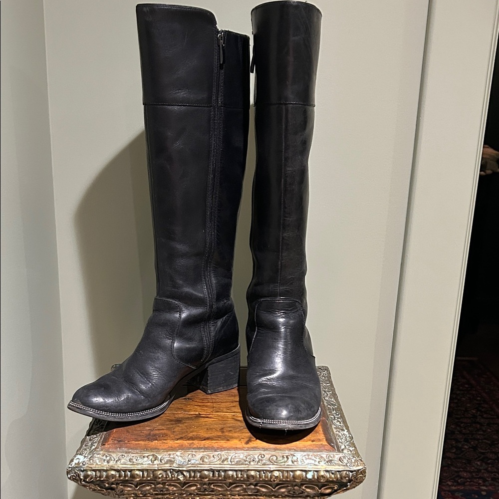 Franco Sarto Black Over the Knee Boots - Picture 3 of 7
